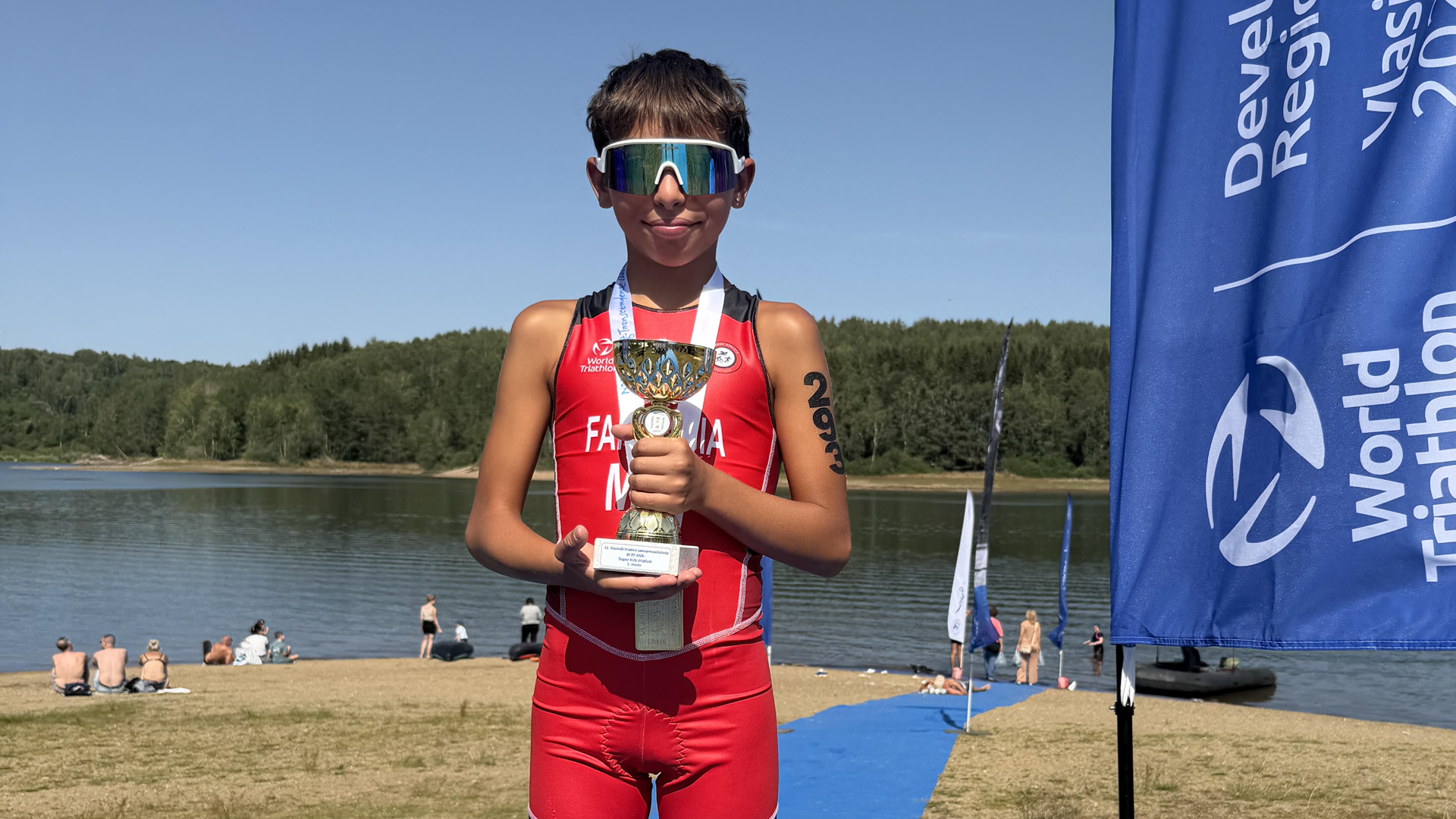 12-Year-Old Maltese Triathlete Kruiven Farrugia Wins Gold In Serbia