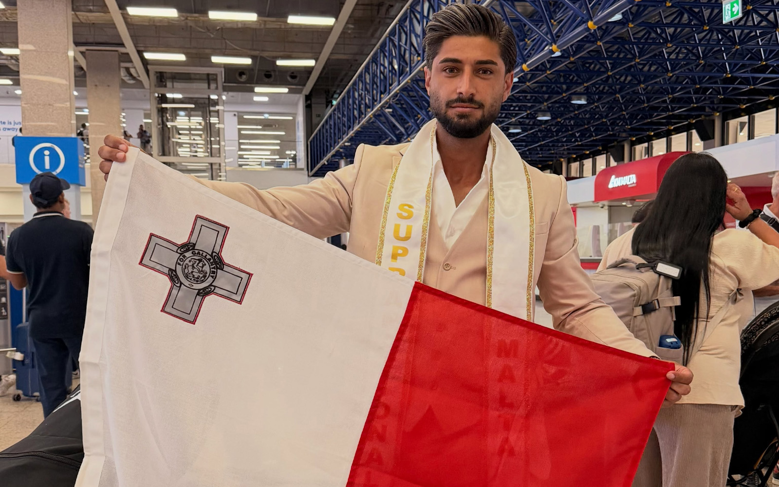 Wayne Buhagiar representing Malta heading to Poland for Mister Supranational 2026