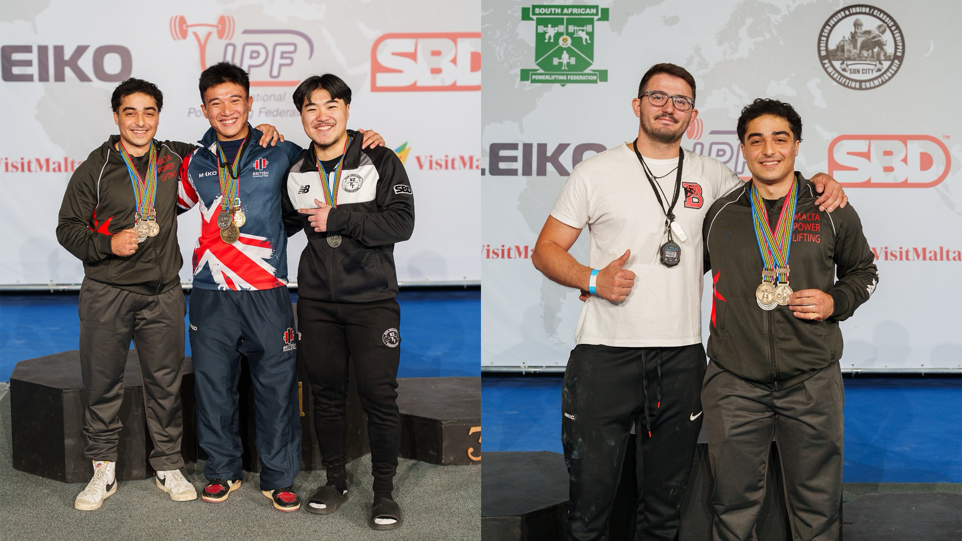 Malta’s Matthew Mifsud Wins Two Bronze Medals at World Powerlifting Championships