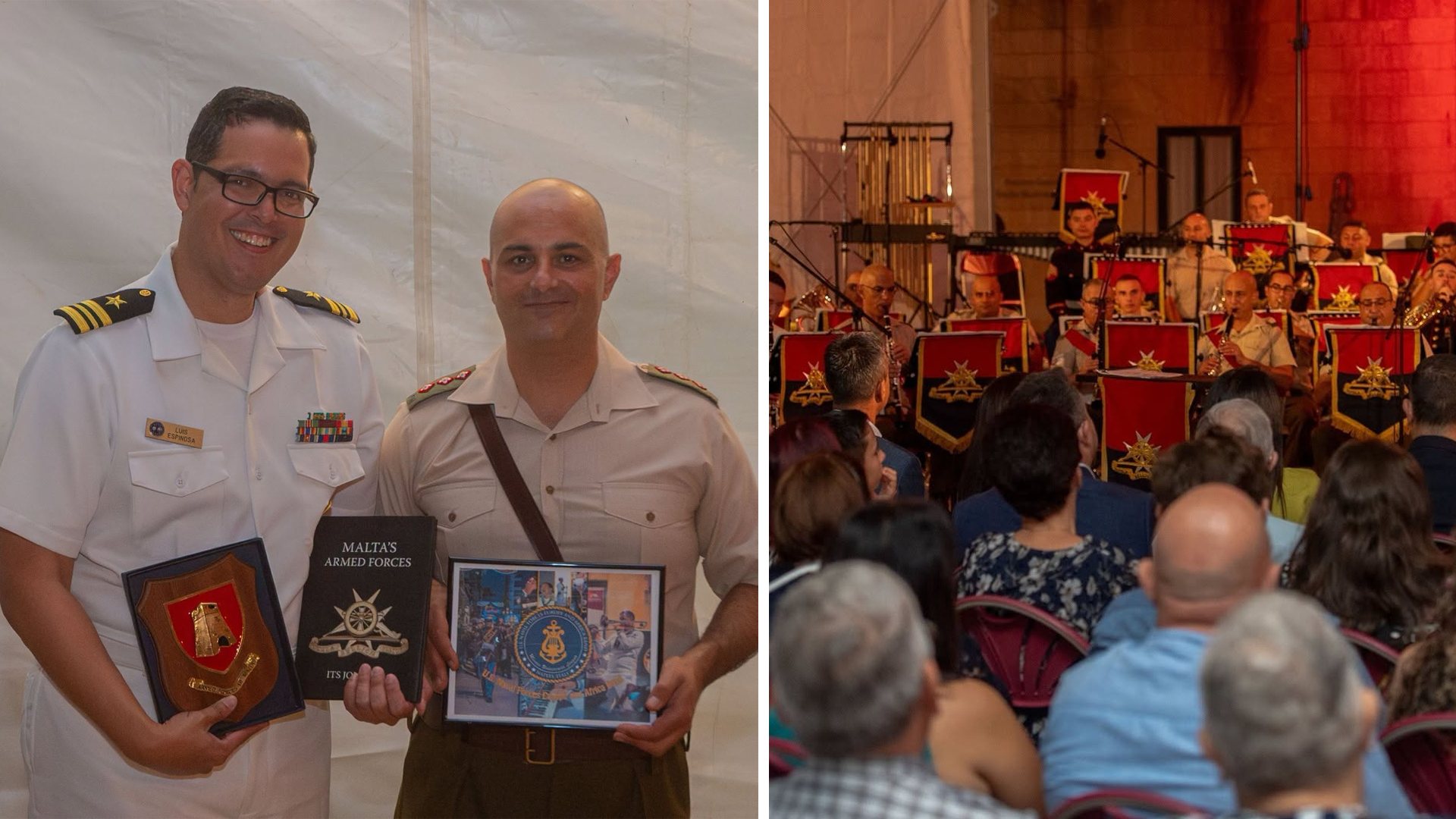 Armed Forces Of Malta Band Joins US Naval Forces For Friendship Concert