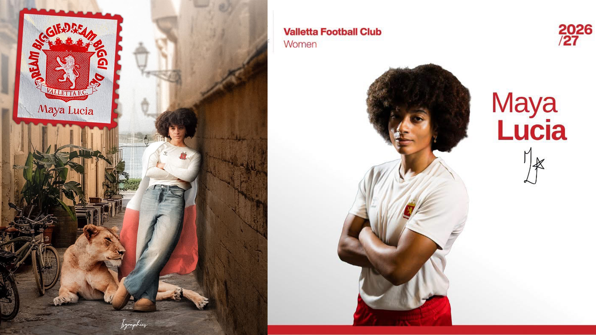 Maya Lucia Returns To Malta And Signs Professional Contract With Valletta FC