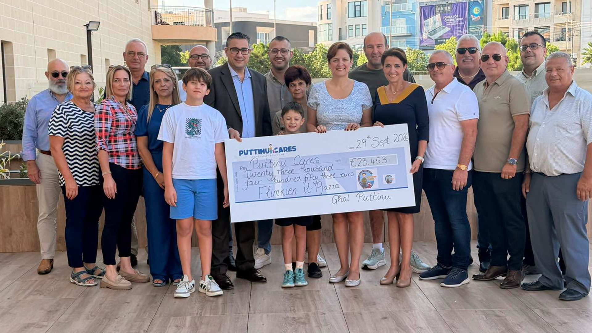 €23,453 Raised for Puttinu Cares Through Flimkien fil-Pjazza