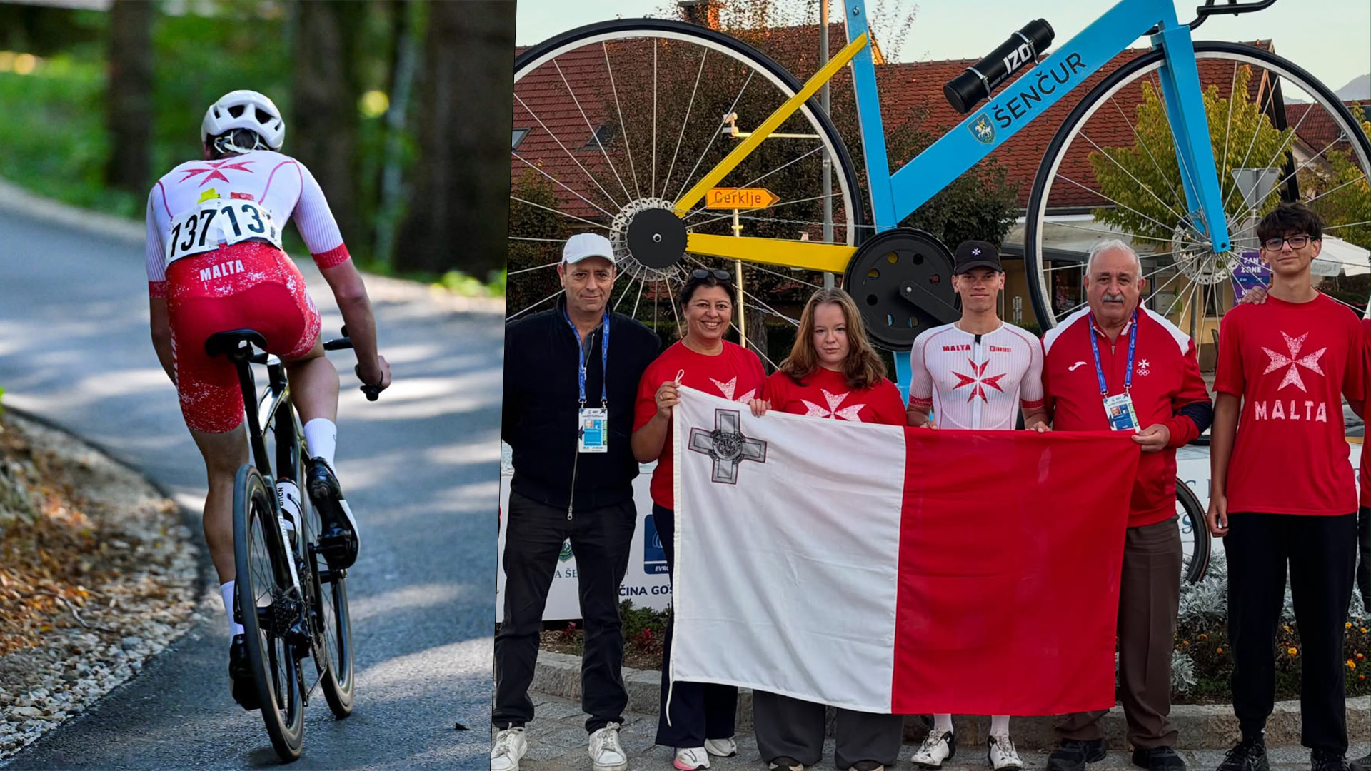 Maltese cyclist Andrei Cassone makes European Championships debut