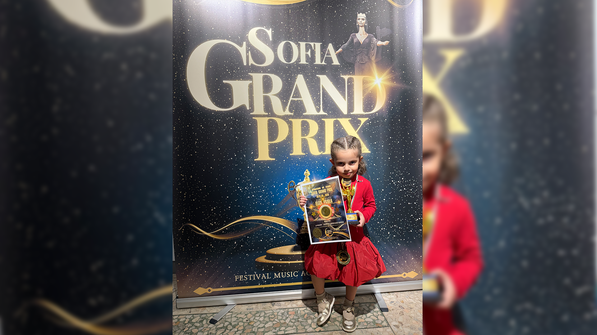 Four-Year-Old Eliza Psaila Wins First Place At Sofia Grand Prix