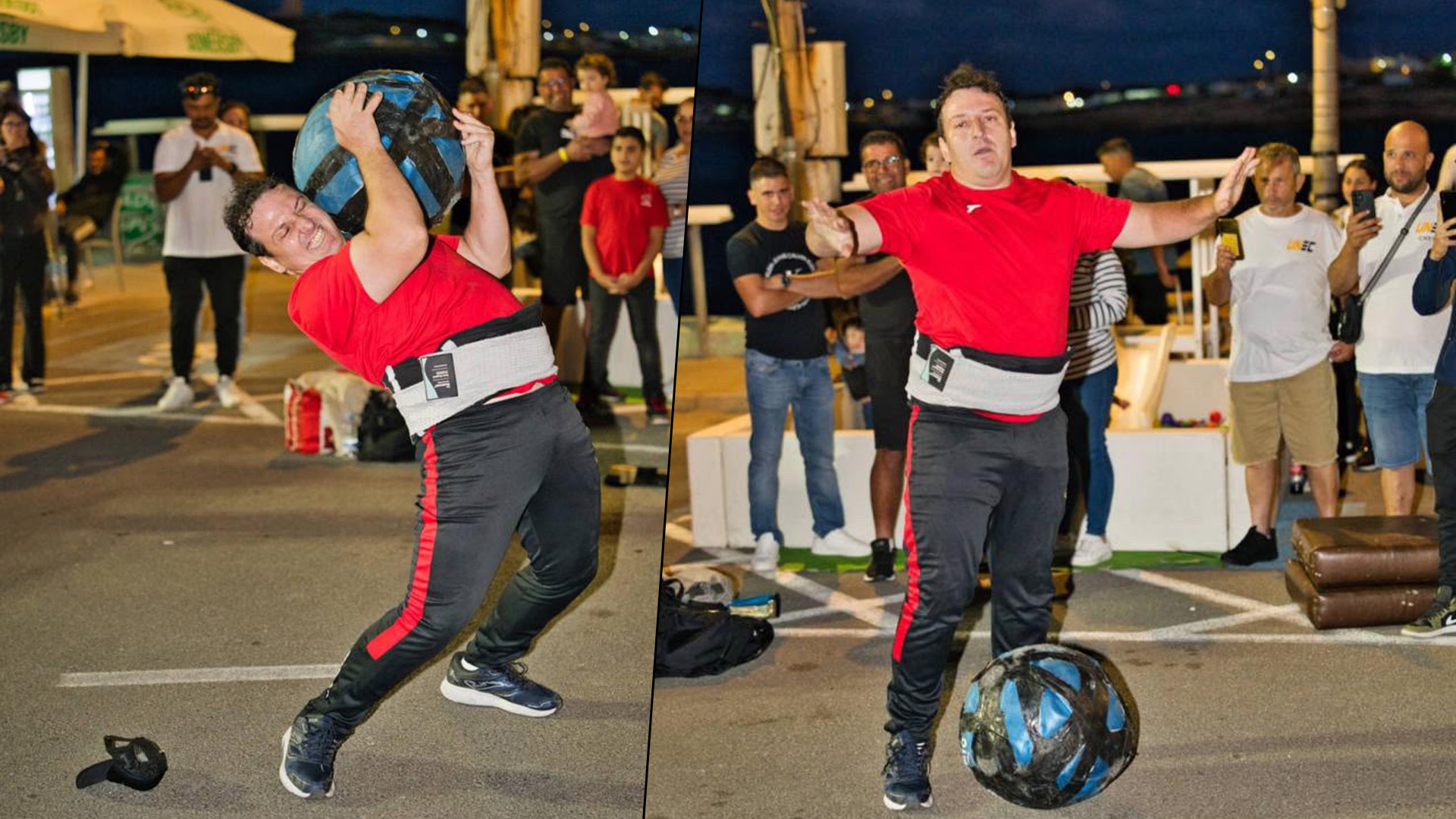 Maltese strongman Tony Farrugia sets Guinness World Record in medicine ball toss