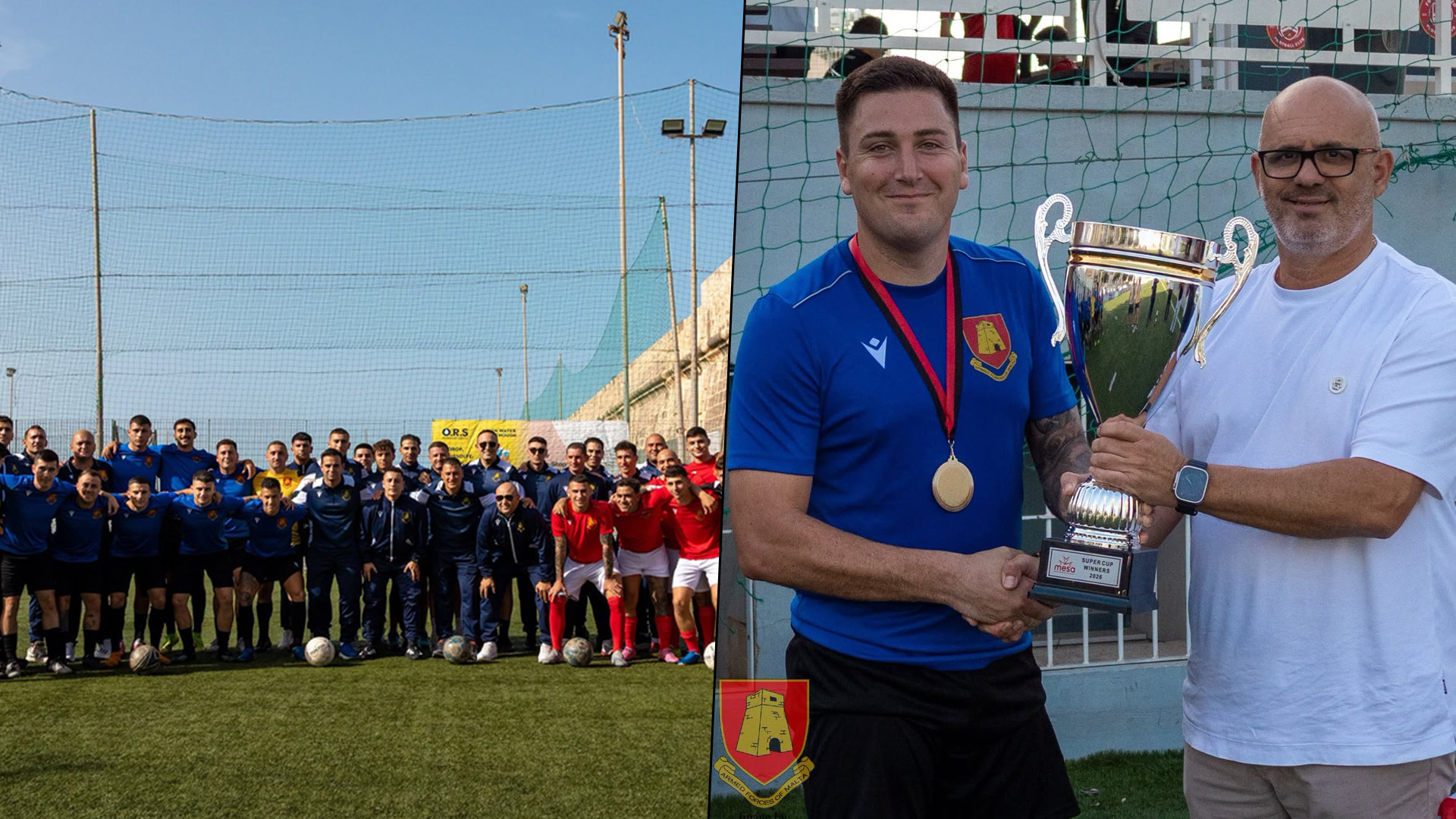 AFM B were crowned Malta Employees Sports Association (MESA) Super Cup champions